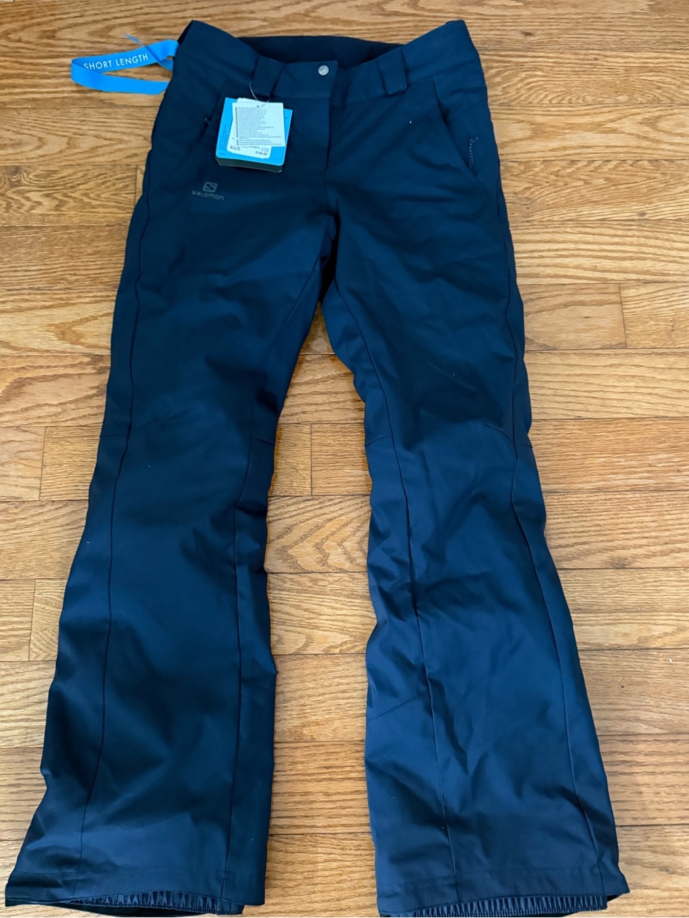 NWT Salomon Storm season Pants Women's ski snowboard pant size XS MSRP $160 Navy
